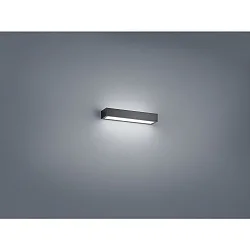 Luminaire de miroir THEIA 30 IP44, satiné, noir mat 