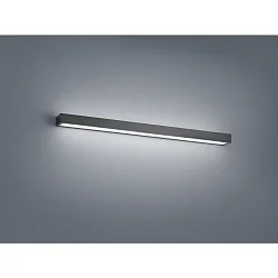 Luminaire de miroir THEIA 90 IP44, satiné, noir mat 
