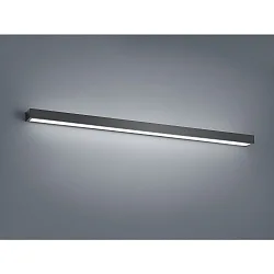 Luminaire de miroir THEIA 120 IP44, satiné, noir mat 