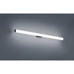 Luminaire de miroir LOOM 90 commutable, avec diffuseur IP44, noir mat 
