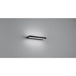 Luminaire de miroir SLATE 30 IP44, satiné, noir mat 