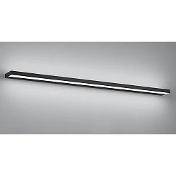 Luminaire de miroir SLATE 120 IP44, satiné, noir mat 