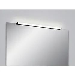 mirror luminaire LADO-S 90 medium, switchable, slim, with diffuser IP44