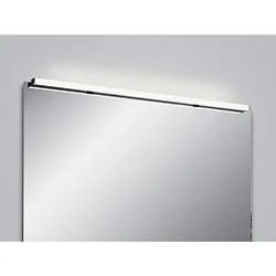 mirror luminaire LADO-S 120 large, switchable, slim, with diffuser IP44