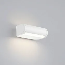 wall luminaire LUZ rotatable, direct / indirect, with diffuser IP54, coffee brown dimmable
