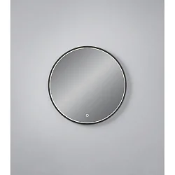 Miroir avec éclairage VIDO Ø 60CM Tunable White, direct IP44, noir 