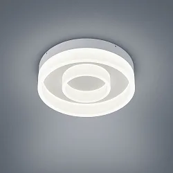 Luminaire de plafond LIV 30 2 voies, forme de l'anneau IP30, blanc mat gradable