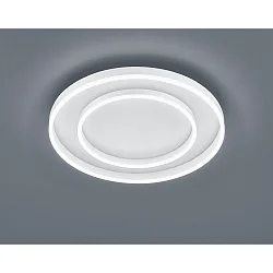 Luminaire de plafond SONA IP20, satiné, blanc mat gradable