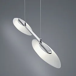 Luminaire à suspension SALLY IP20, chrome, nickel mat, satiné gradable