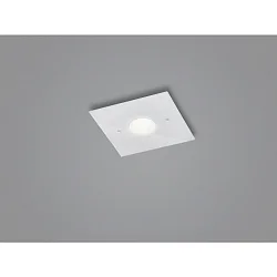 ceiling luminaire NOMI 1 flame, square LED IP20, white dimmable