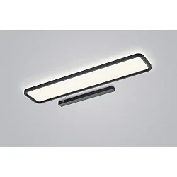 Luminaire de plafond VESP LED IP20, noir mat gradable