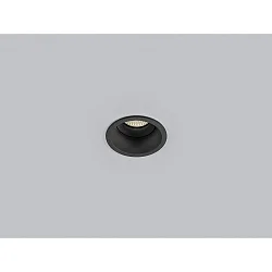 Plafonnier encastré NESO pivotant, lot de 4, reculer GU10 IP20, noir mat gradable