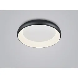 wall and ceiling luminaire TYRA LED IP20, black, white dimmable