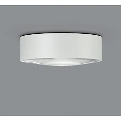 Plafonnier extérieur POSH avec optique de lentille IP65, blanc mat 