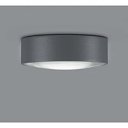 Plafonnier extérieur POSH avec optique de lentille IP65, graphite 