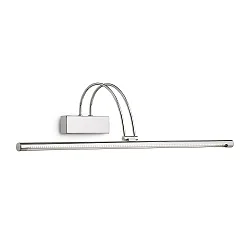 Luminaire de miroir BOW AP114 pivotant, avec interrupteur IP21, chrome 