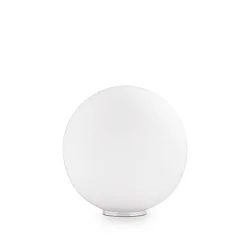 Lampe de table MAPA BIANCO TL1 D30 E27 IP20, blanche 