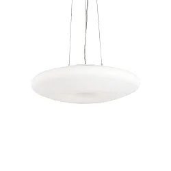 Pendant luminaire GLORY SP3 D50, 3 flames, Ø 50cm, E27, white