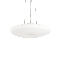 Pendant luminaire GLORY SP5 D60, 5 flames, Ø 60cm, E27, white