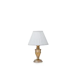 Lampe de table DORA TL1 SMALL E14 IP20, or antique, feuille d'or 