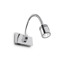 Luminaire mural DYNAMO AP1 avec bras flexible IP20, chrome 
