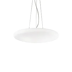 Pendant luminaire SMARTIES BIANCO SP3 D50, 3 flames, E27, Ø 50cm, white