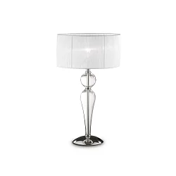 Lampe de table DUCHESSA TL1 BIG E27 IP20, transparent 