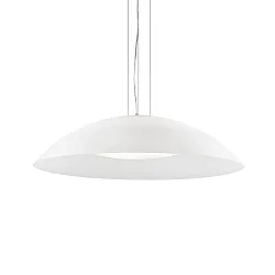 Pendant luminaire LENA SP3 D74, 3 flames, E27, Ø 74cm, white