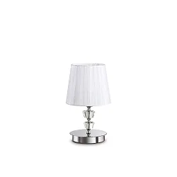 Lampe de table PEGASO TL1 SMALL E14 IP20, blanche 