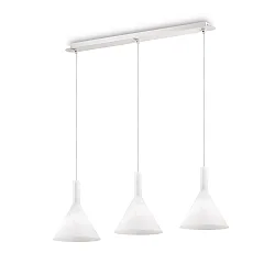 Pendant luminaire COCKTAIL SB3 SMALL, 3 flames, E14, white