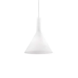 Pendant luminaire COCKTAIL SP1 SMALL, 1 flame, E14, white