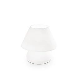 Lampe de table PRATO TL1 SMALL BIANCO E14 IP20, blanche 