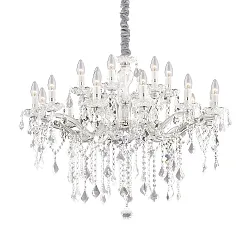Chandelier FLORIAN SP18, 18 flames, E14, chrome