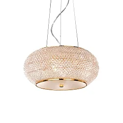 Luminaire à suspension PASHA SP6 6 flammes E14 IP20, or