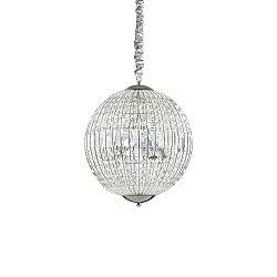 Luminaire à suspension LUXOR SP6 6 flammes G9 IP20, chrome
