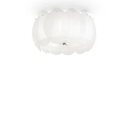 Luminaire de plafond OVALINO PL5 5 flammes E27 IP20, blanche 
