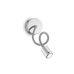 Spot FOCUS-1 AP avec bras flexible IP20, chrome 