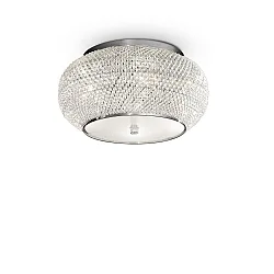 Luminaire de plafond PASHA PL6 6 flammes E14 IP20, chrome 