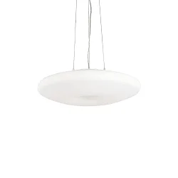 Pendant luminaire GLORY SP3 D40, 3 flames, Ø 40cm, E27, white