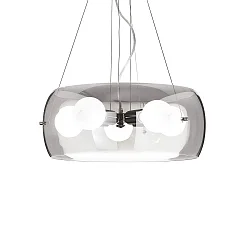 Pendant luminaire AUDI-10 SP5, 5 flames, E27, 60W, smoked glass