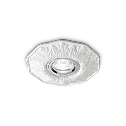 Downlight POLKA Bas, rigide GU10 IP20, blanc mat gradable