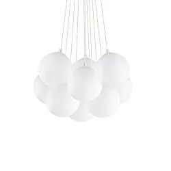 Luminaire à suspension MAPA PLUS à 1 flamme E14 IP20, acier, blanche