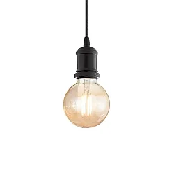 Luminaire à suspension FRIDA E27 IP20, noir 