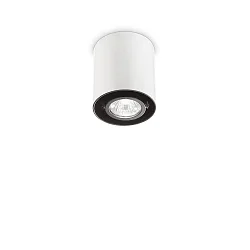 Luminaire de plafond MOOD ROUND pivotant GU10 IP20, acier, blanche