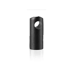 Support SUPPORTO CAVO 15X30 avec décharge de traction, fermé, noir