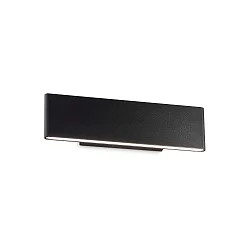 Luminaire mural DESK haut bas IP20, noir mat, revêtement en poudre