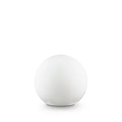 Lampadaire d’extérieur SOLE Ø 30CM en forme de boule E27 IP65 / IP44, blanc opale gradable