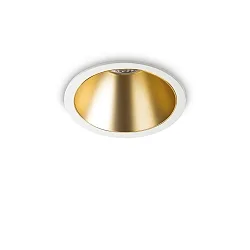 Plafonnier encastré GAME TRIM ROUND 85MM rond, rigide, UGR < 19, on/off IP40/IP20, blanche 