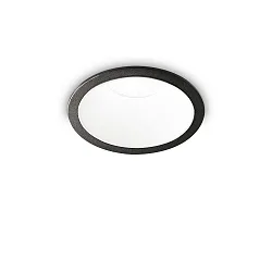 Plafonnier encastré GAME TRIM ROUND 85MM rond, rigide, UGR < 19, on/off IP40/IP20, noir, blanche 