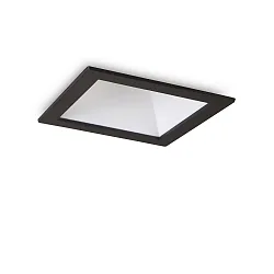 Plafonnier encastré GAME TRIM SQUARE 84MM angulaire, rigide, UGR < 19, on/off IP40/IP20, noir, blanche 